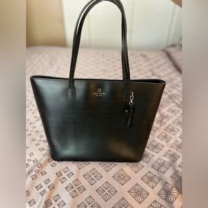 Kate Spade Black Leather Tote